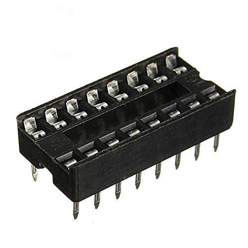 16 Pins IC 2X8 DIP 2.54mm Wide Integrated Circuit Sockets