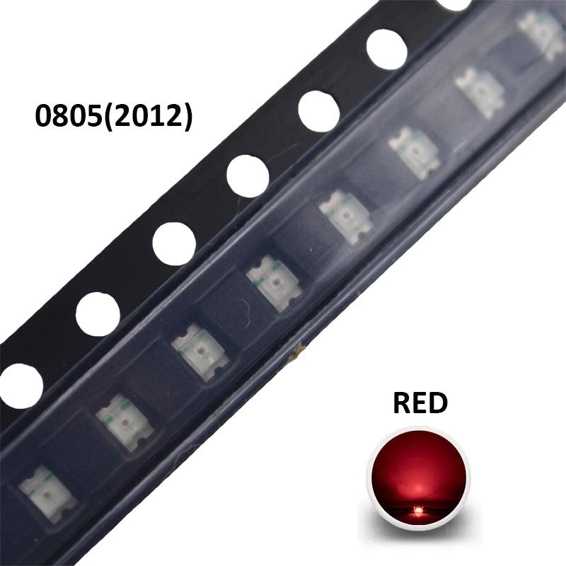 SMD LED 0805 Red Ultra Bright Light Emitting Diode LED Lamp [100pcs Pack]